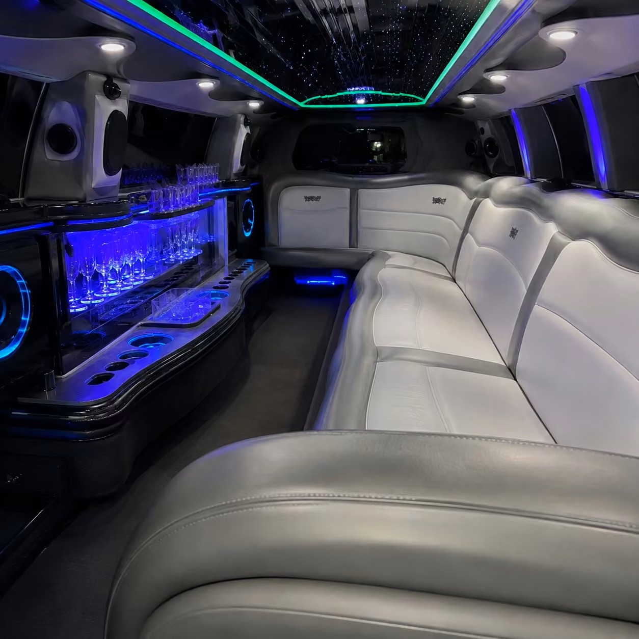 chrysler 300 limo interior