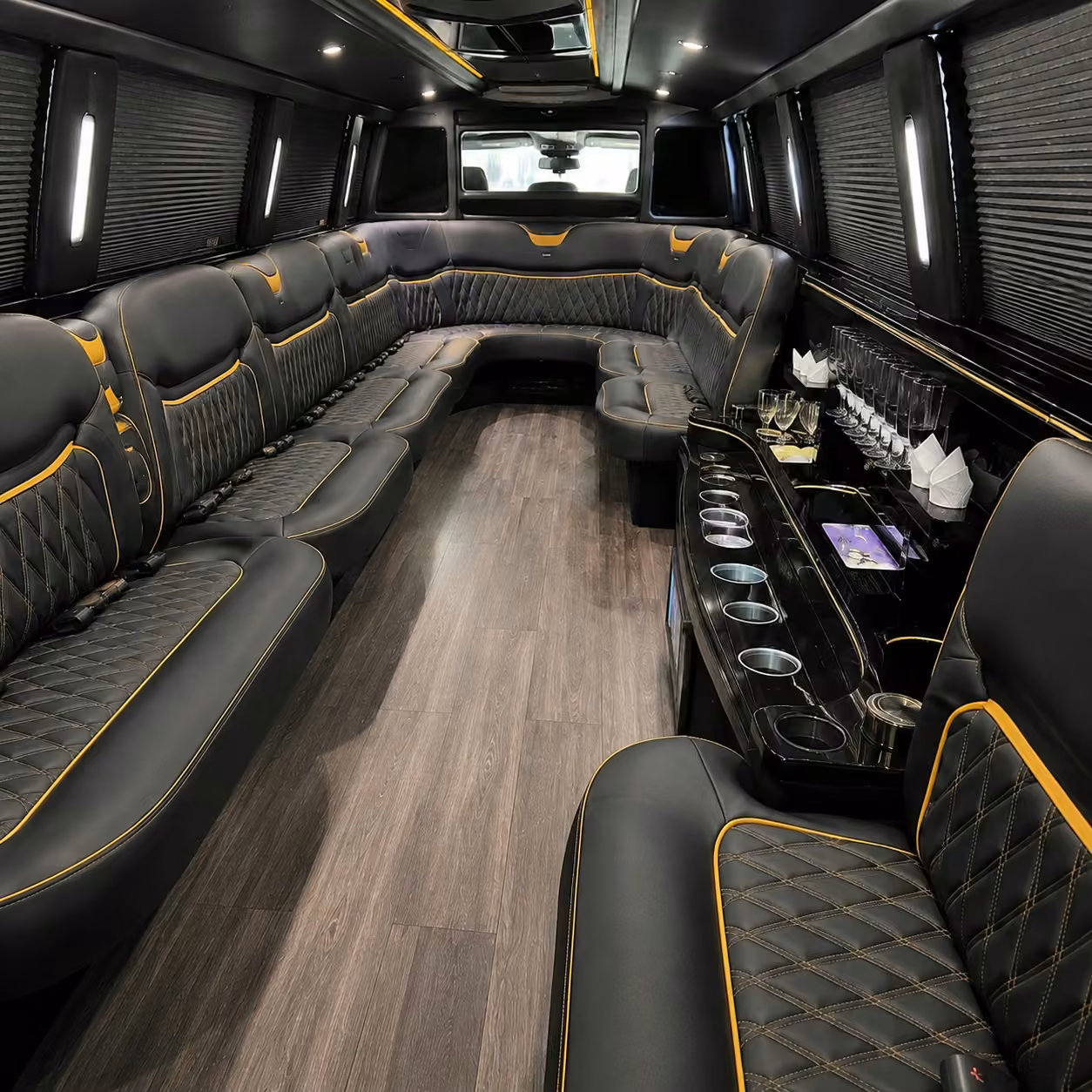 hummer limo interior