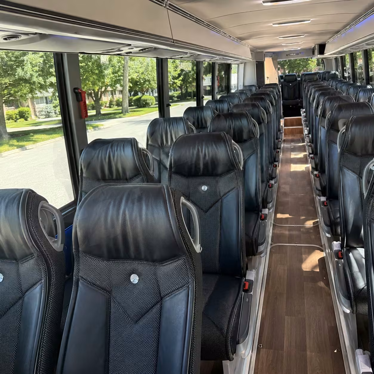 new orleans charter bus interior